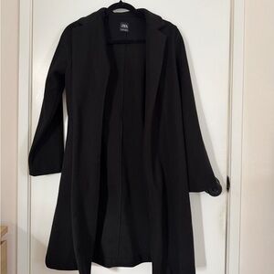 Zara Women's Elegant Black Trench Coat
